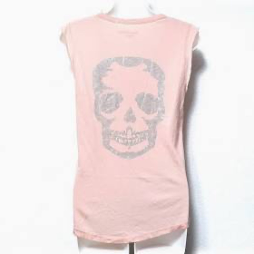 Zadig & Voltaire pink skull tank size XS *Sold Out Online*